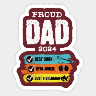 Proud Dad 2024 Sticker